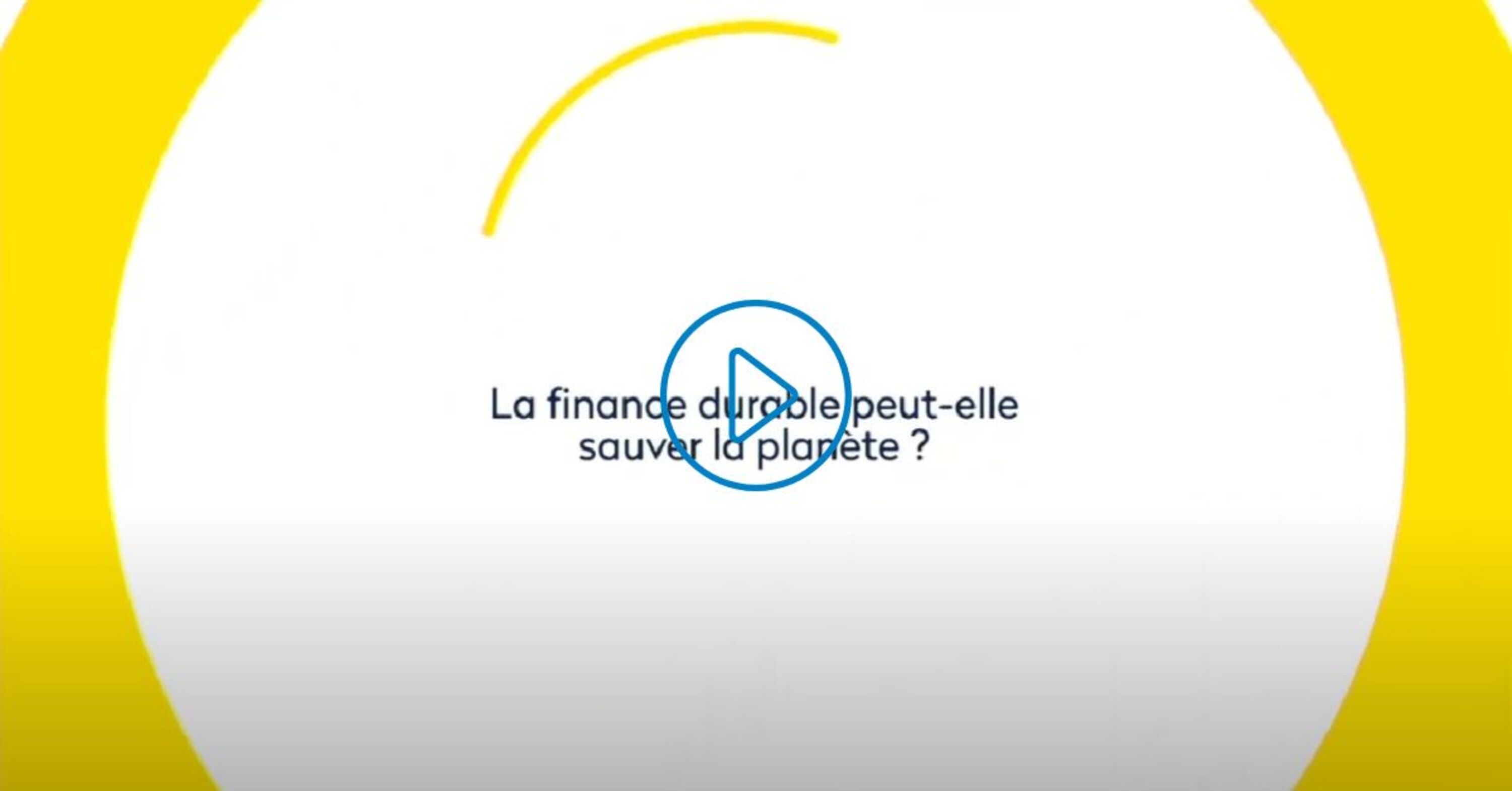 Accéder à la vidéo La finance durable peut-elle sauver la planète ?